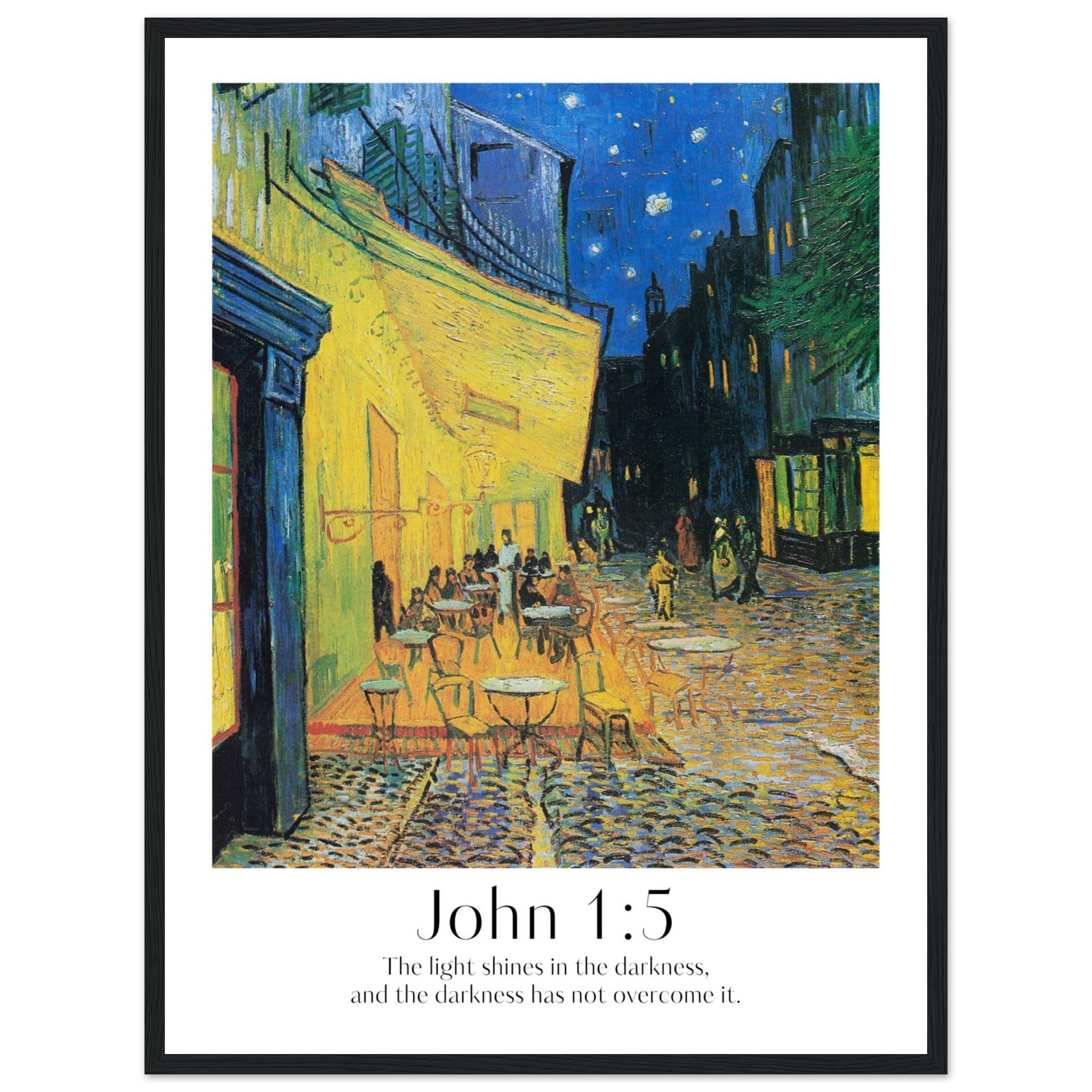 John 1:5 Print | Van Gogh - The Christian Art Company