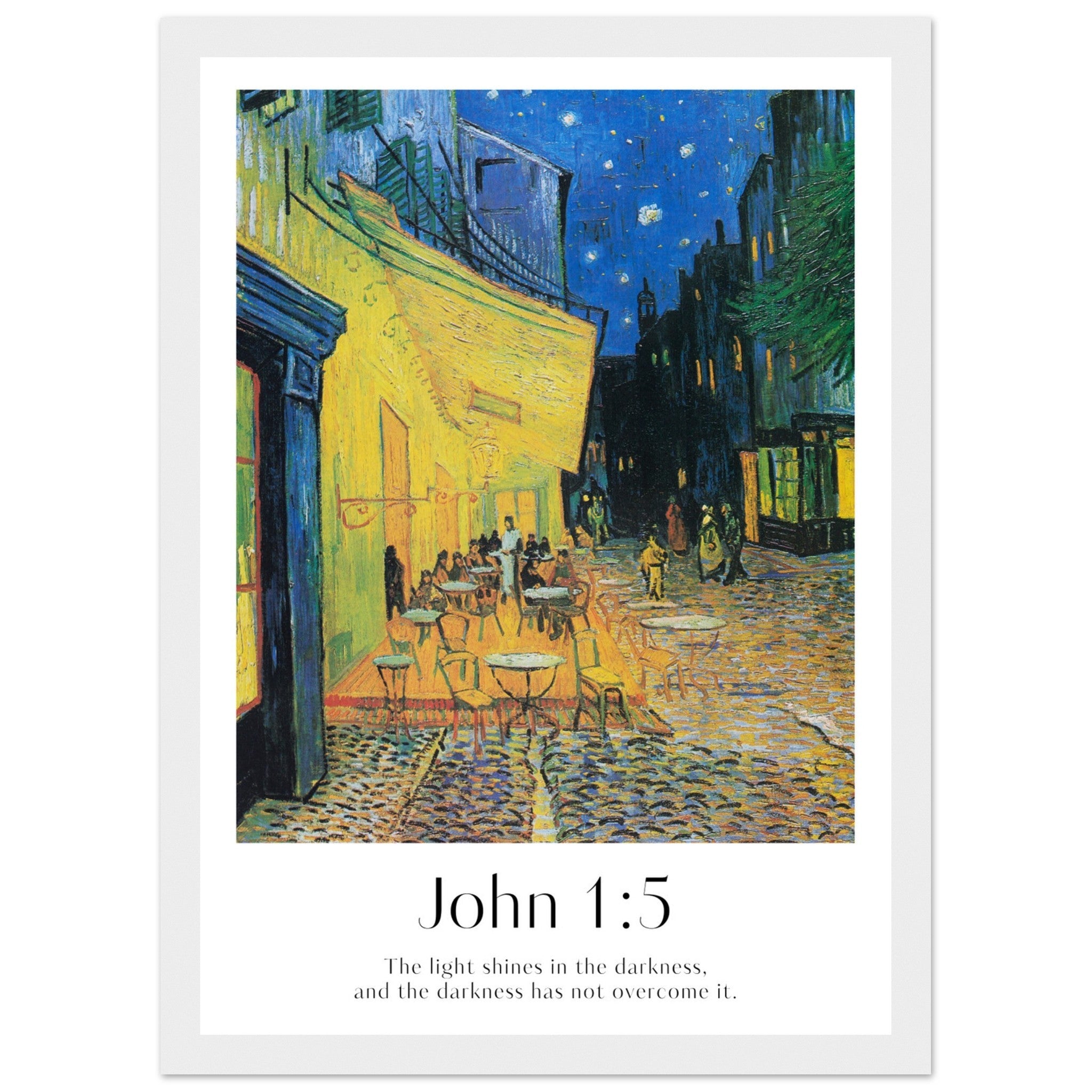 John 1:5 Print | Van Gogh - The Christian Art Company
