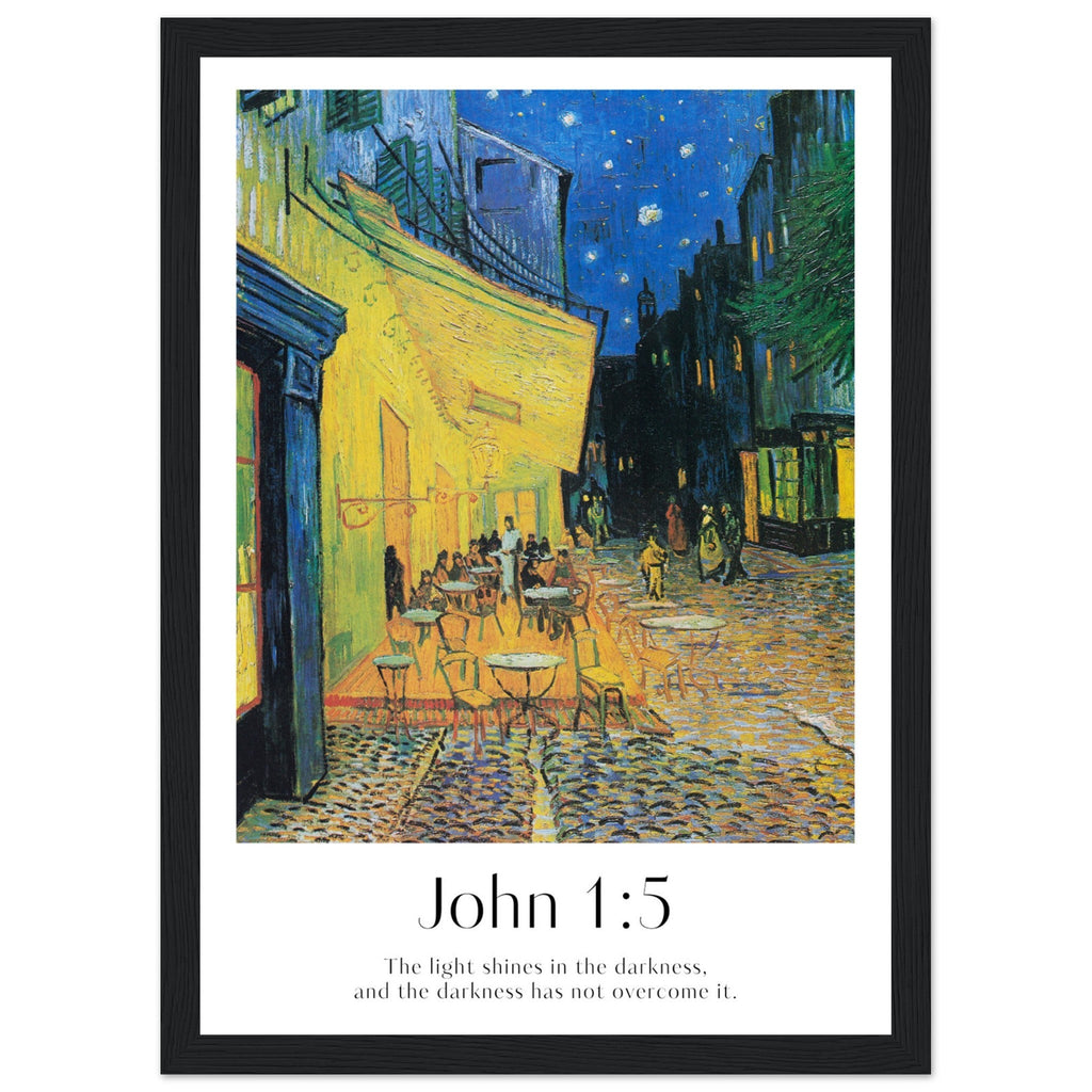 John 1:5 Print | Van Gogh - The Christian Art Company