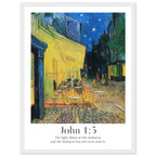 John 1:5 Print | Van Gogh - The Christian Art Company