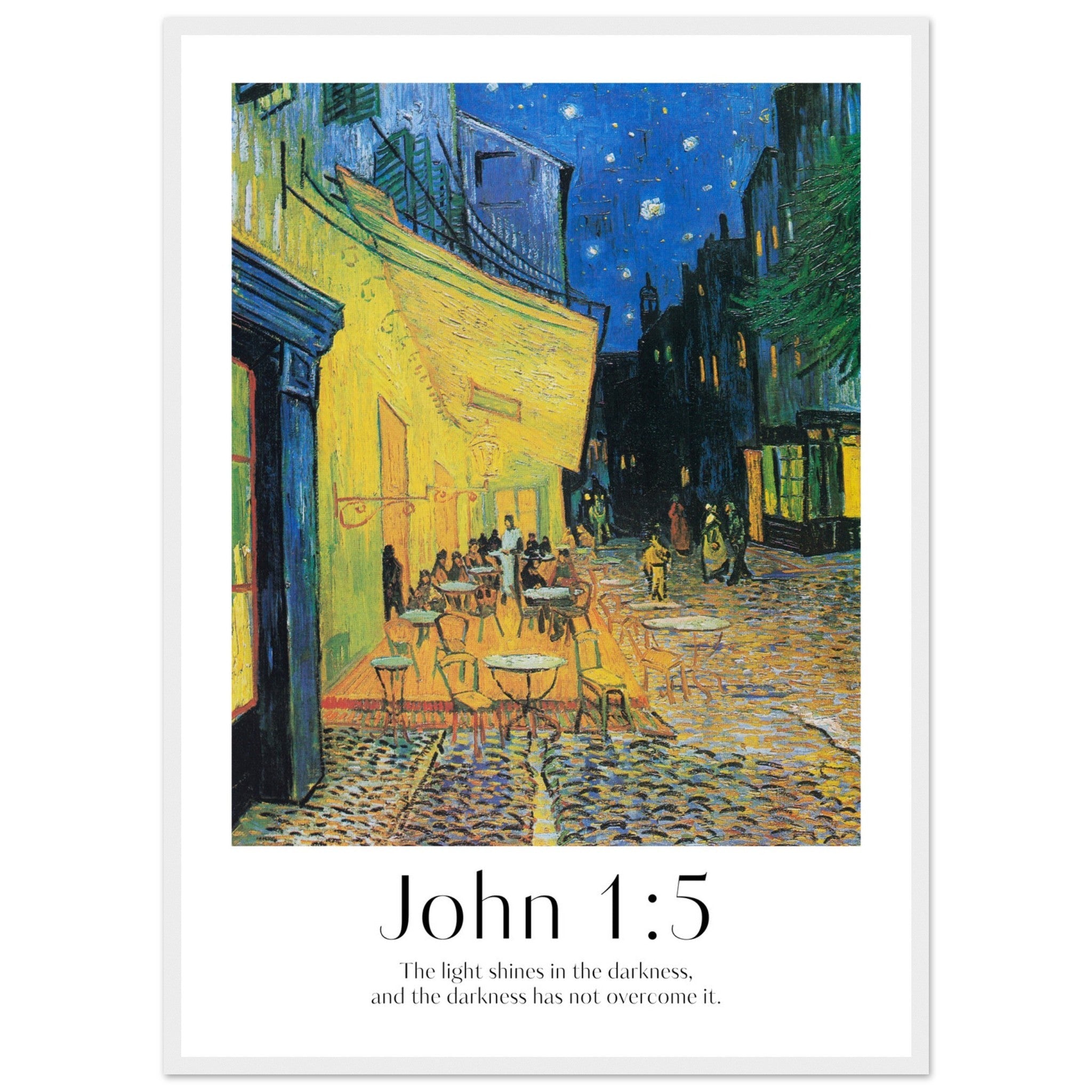 John 1:5 Print | Van Gogh - The Christian Art Company