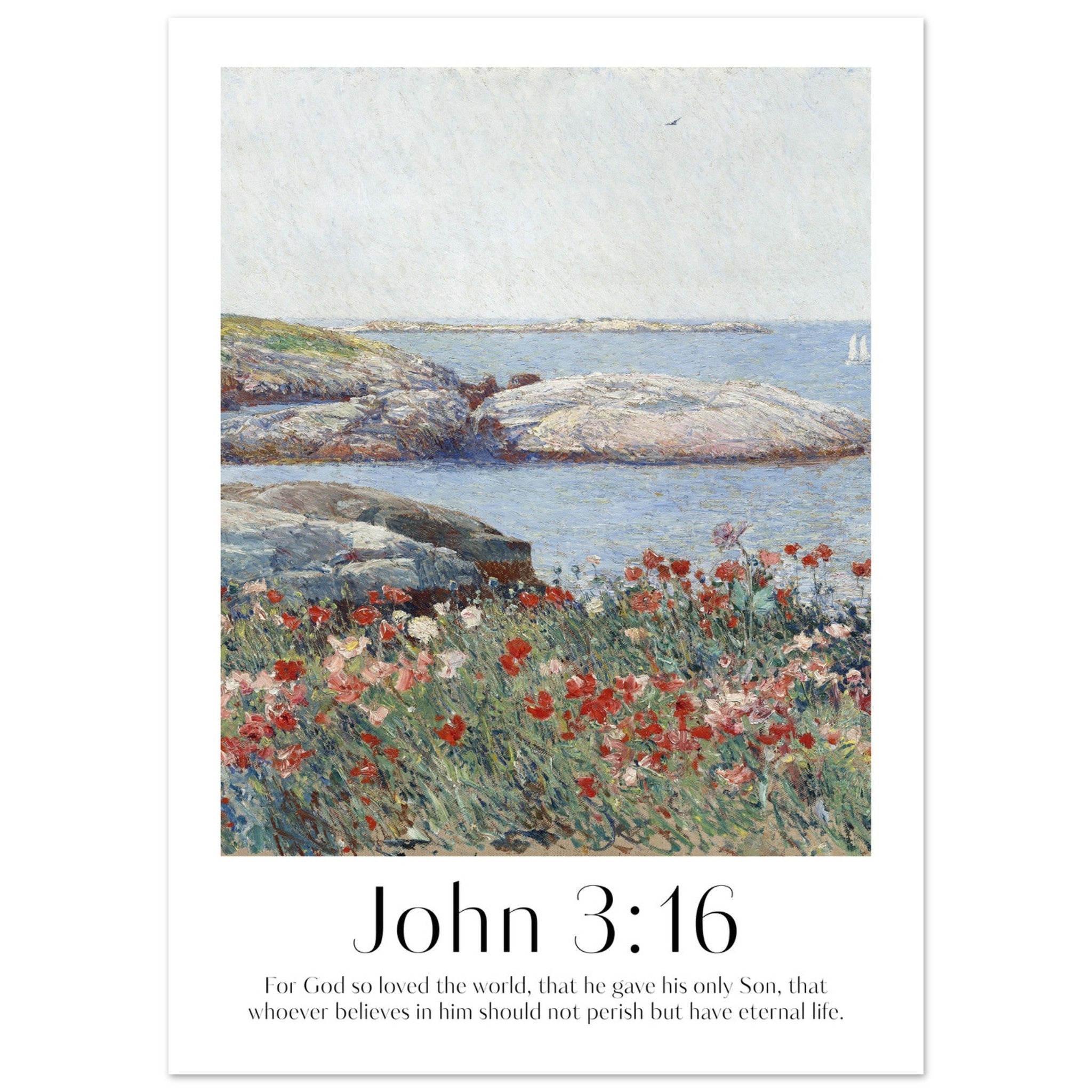 John 3:16 Print - The Christian Art Company