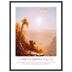 Lamentations 3:22-23 Print - The Christian Art Company