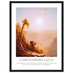 Lamentations 3:22-23 Print - The Christian Art Company
