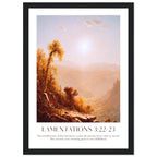 Lamentations 3:22-23 Print - The Christian Art Company