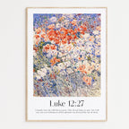 Luke 12:27 Print - The Christian Art Company