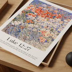 Luke 12:27 Print - The Christian Art Company
