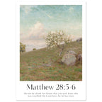 Matthew 28:5-6 Print - The Christian Art Company