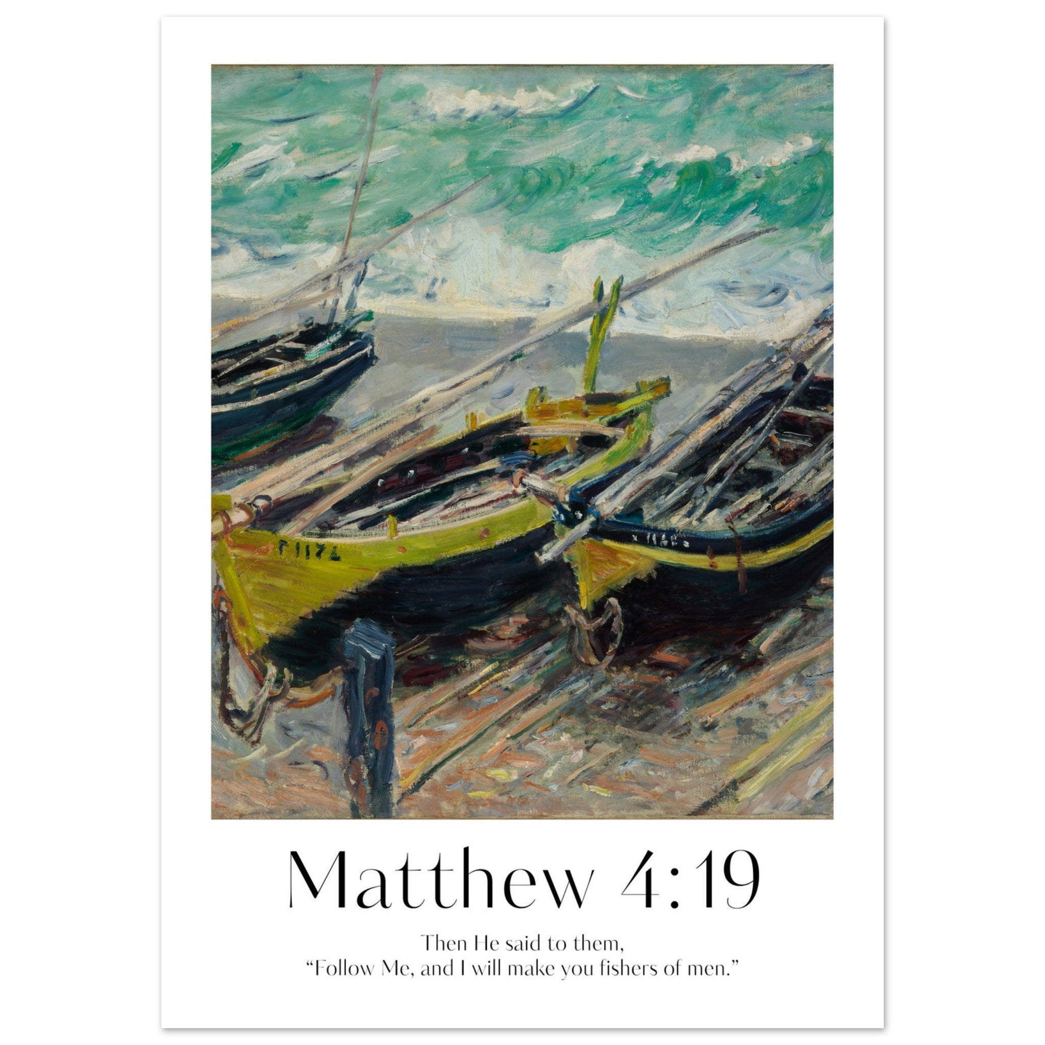 Matthew 4:19 Print - The Christian Art Company