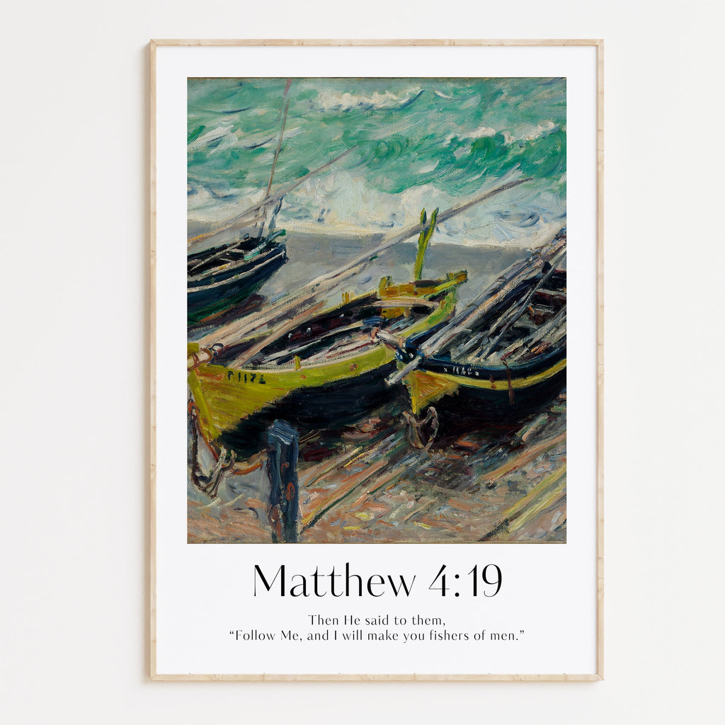 Matthew 4:19 Print - The Christian Art Company