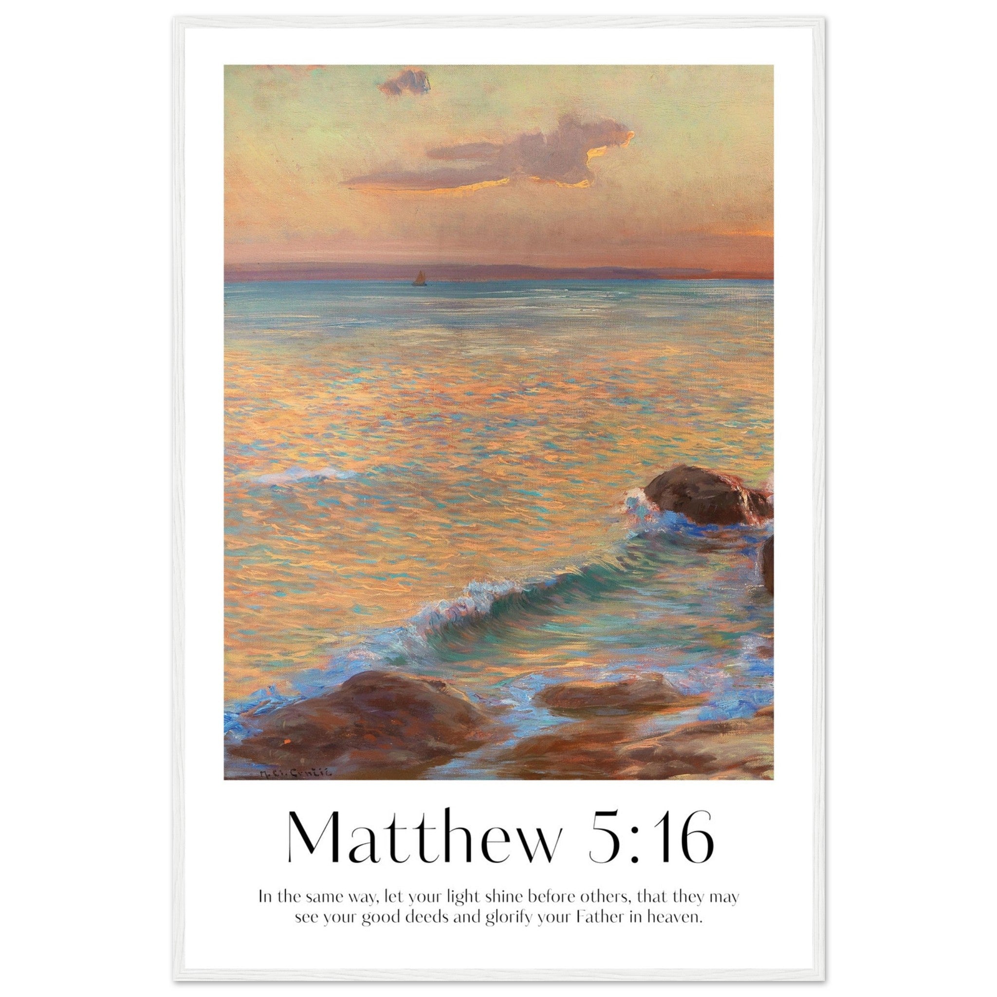 Matthew 5:16 Print - The Christian Art Company
