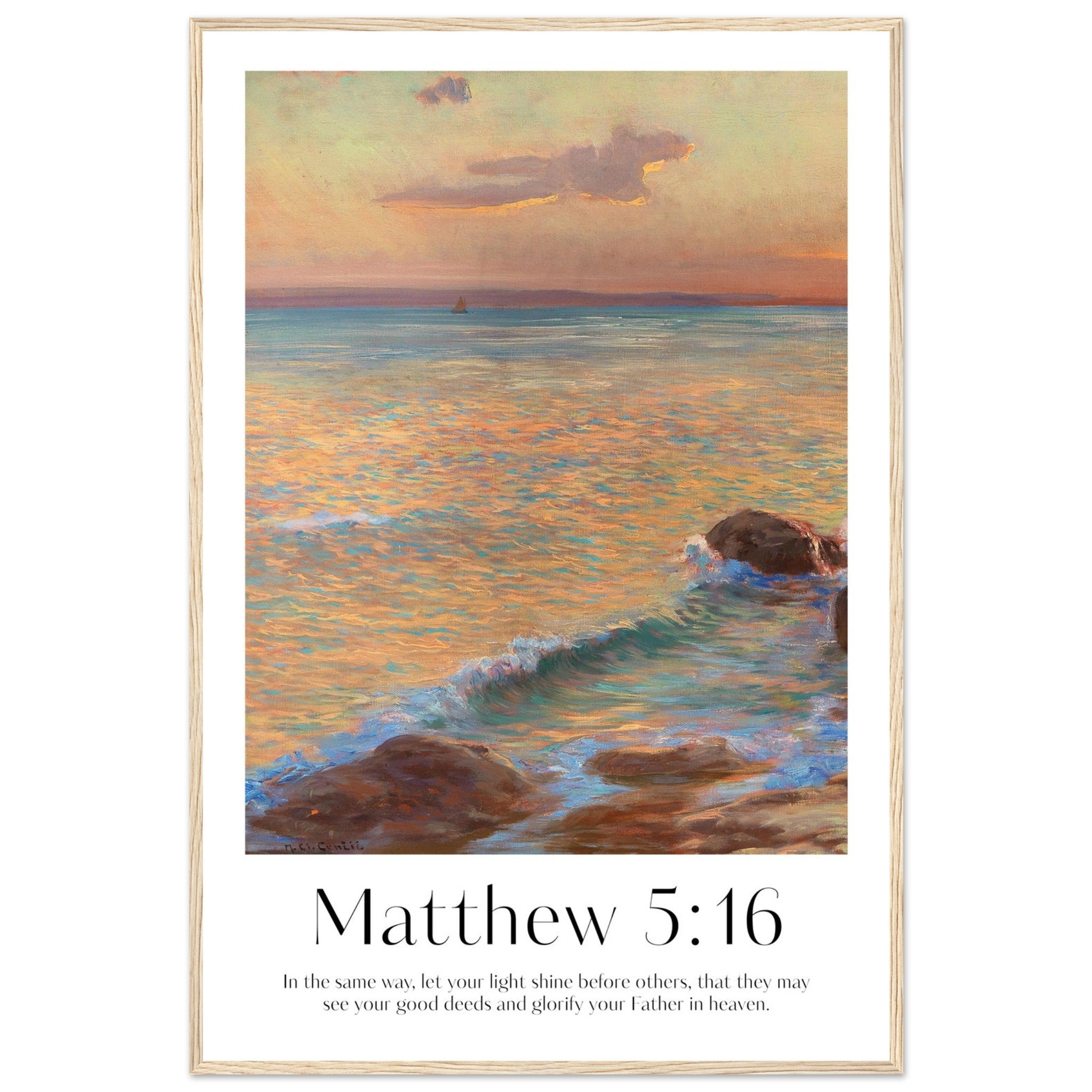 Matthew 5:16 Print - The Christian Art Company