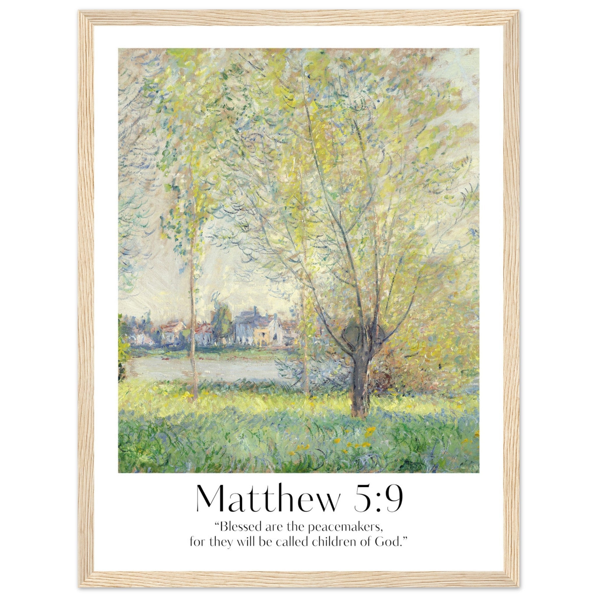 Matthew 5:9 Print - The Christian Art Company