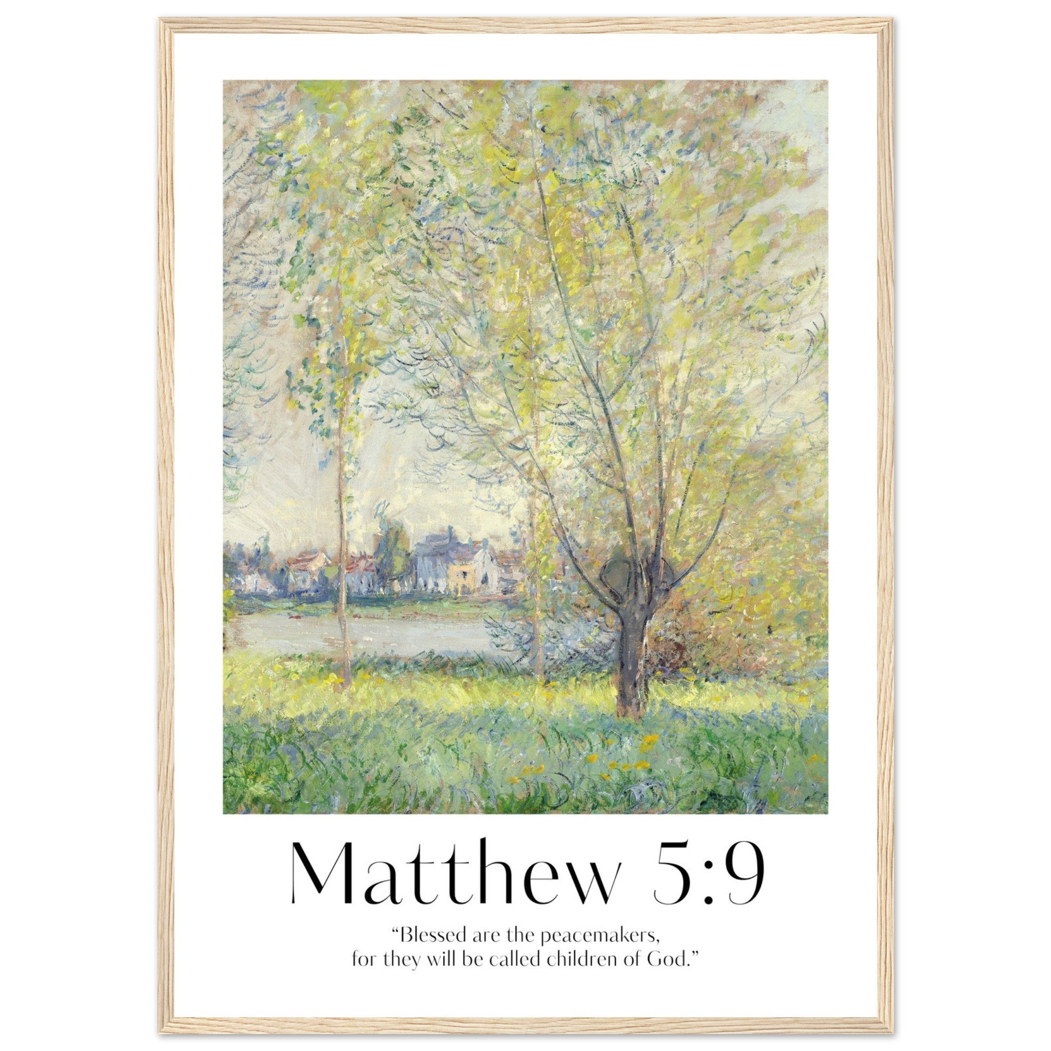 Matthew 5:9 Print - The Christian Art Company