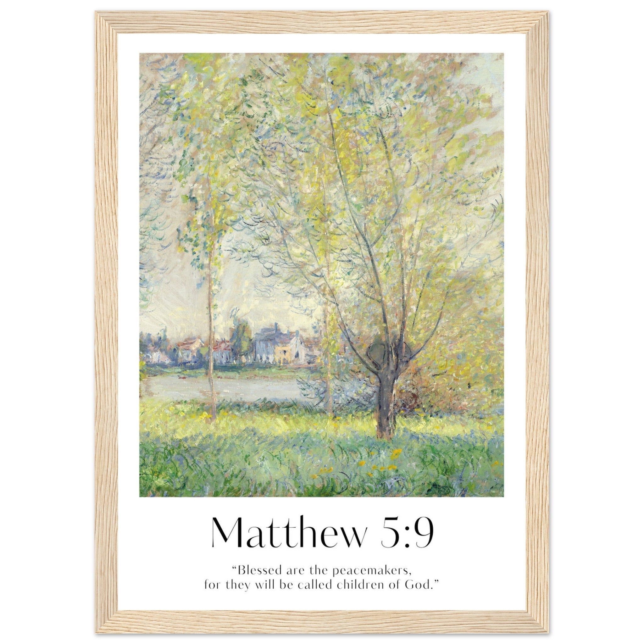 Matthew 5:9 Print - The Christian Art Company