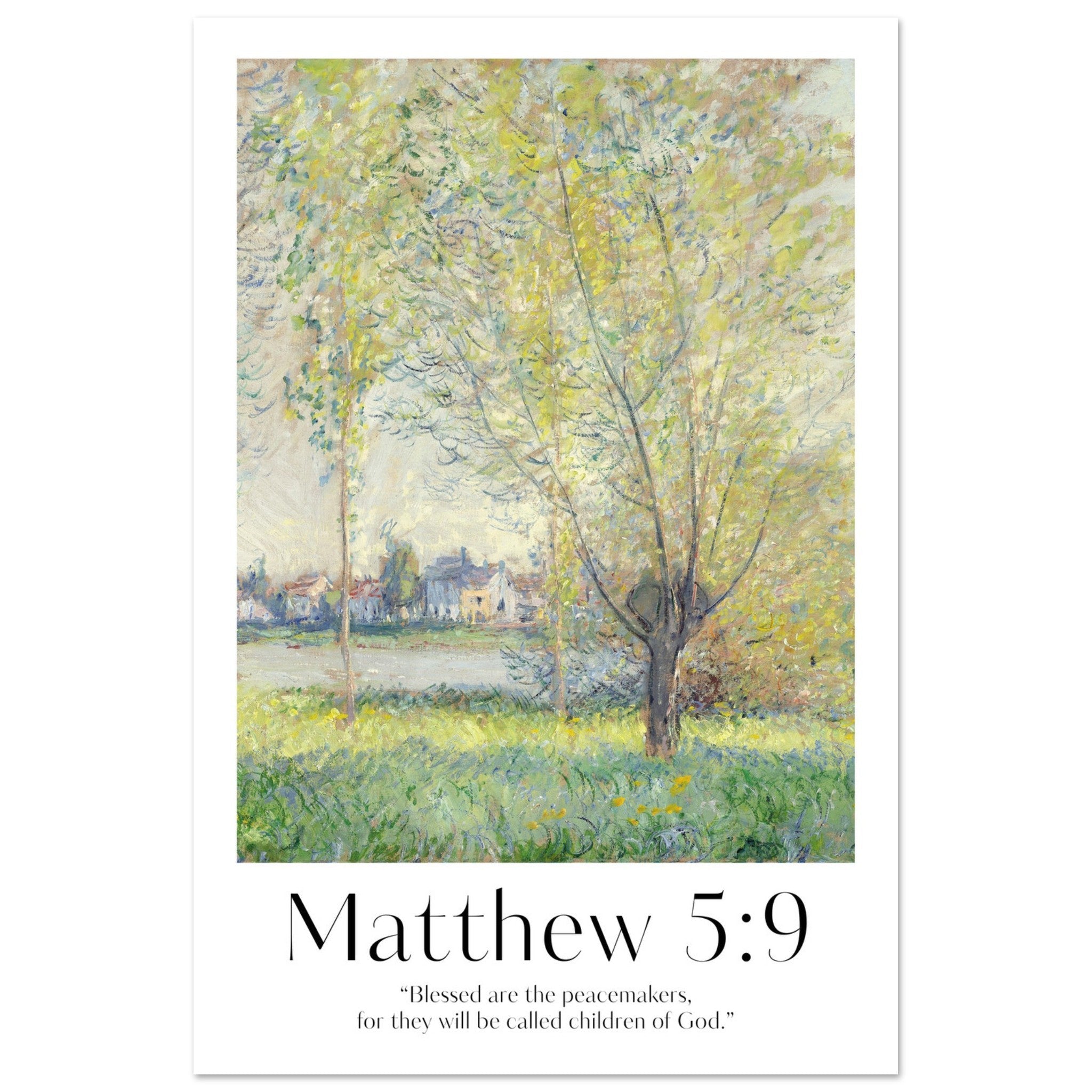 Matthew 5:9 Print - The Christian Art Company