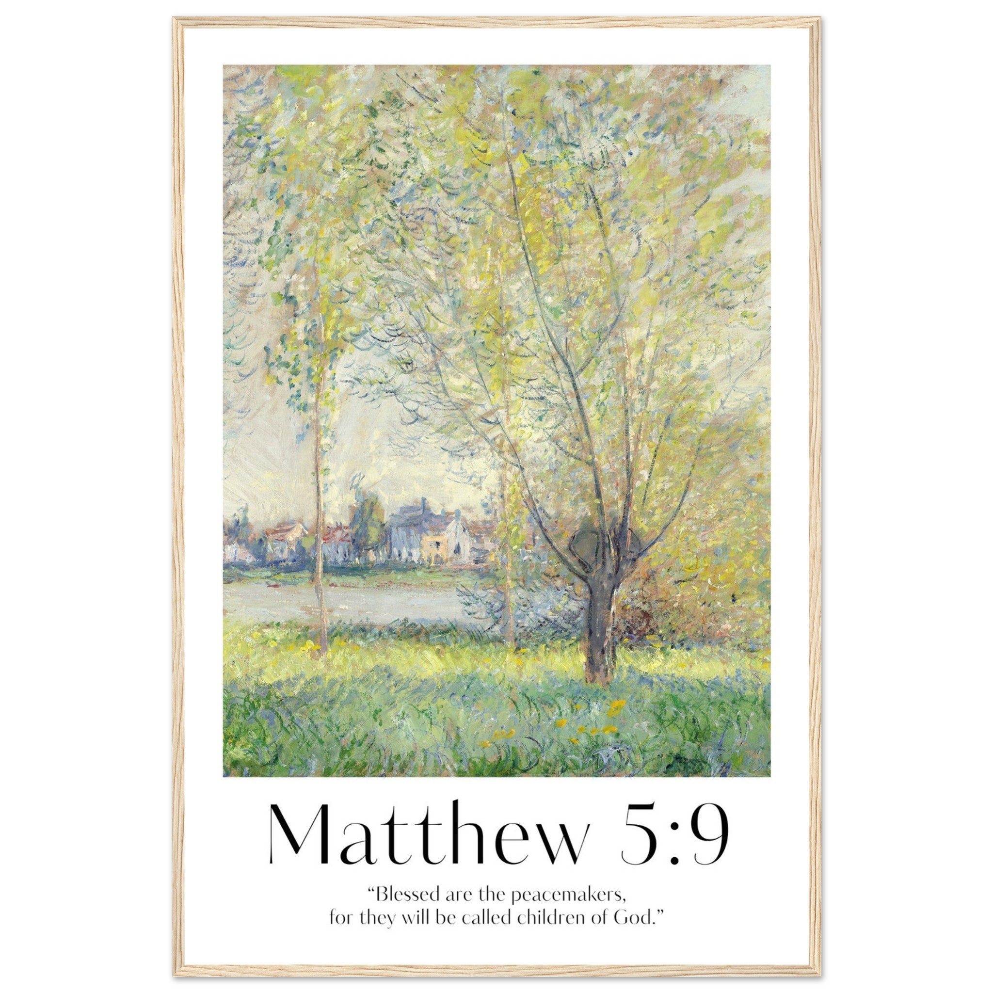 Matthew 5:9 Print - The Christian Art Company