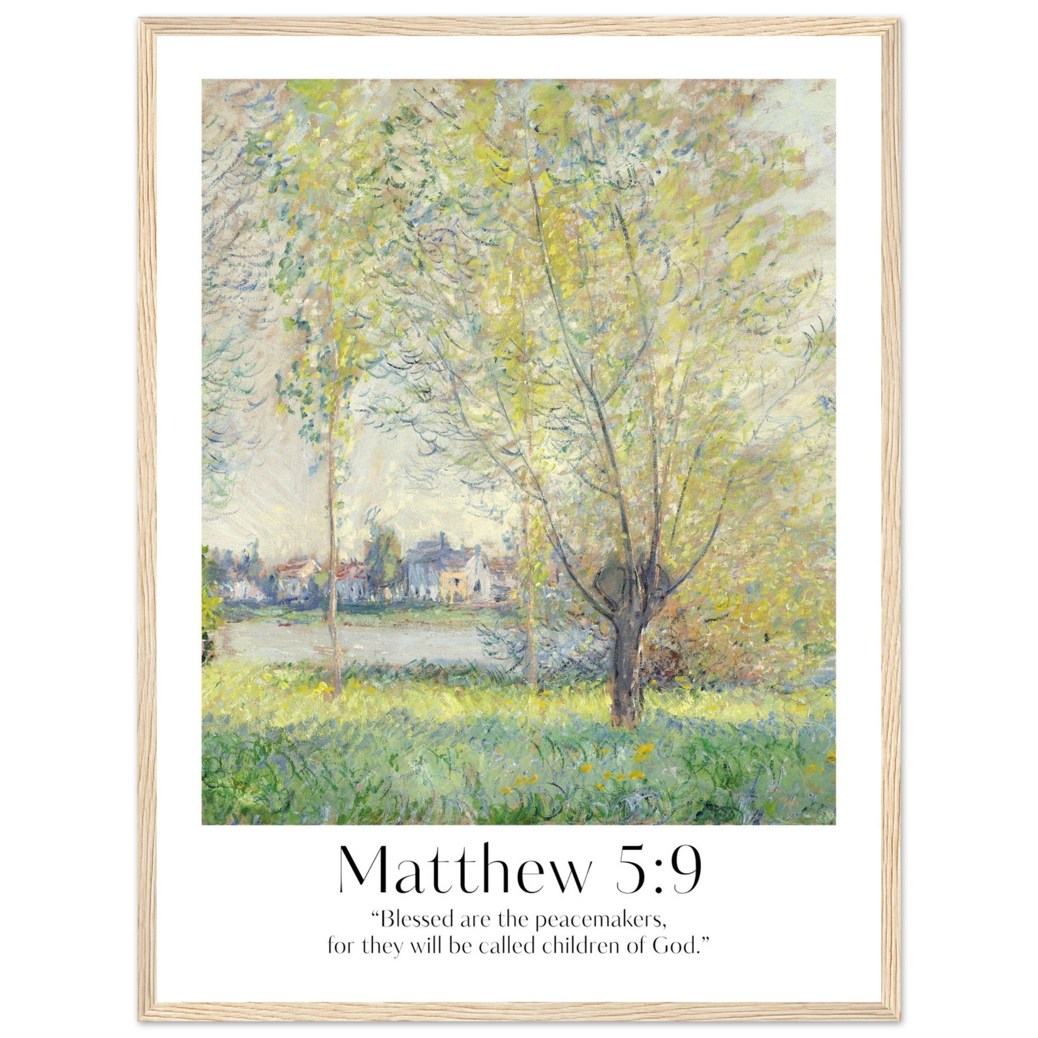 Matthew 5:9 Print - The Christian Art Company