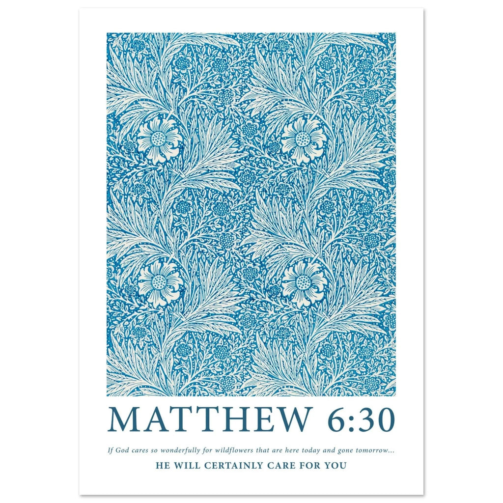 Matthew 6:30 Print - The Christian Art Company