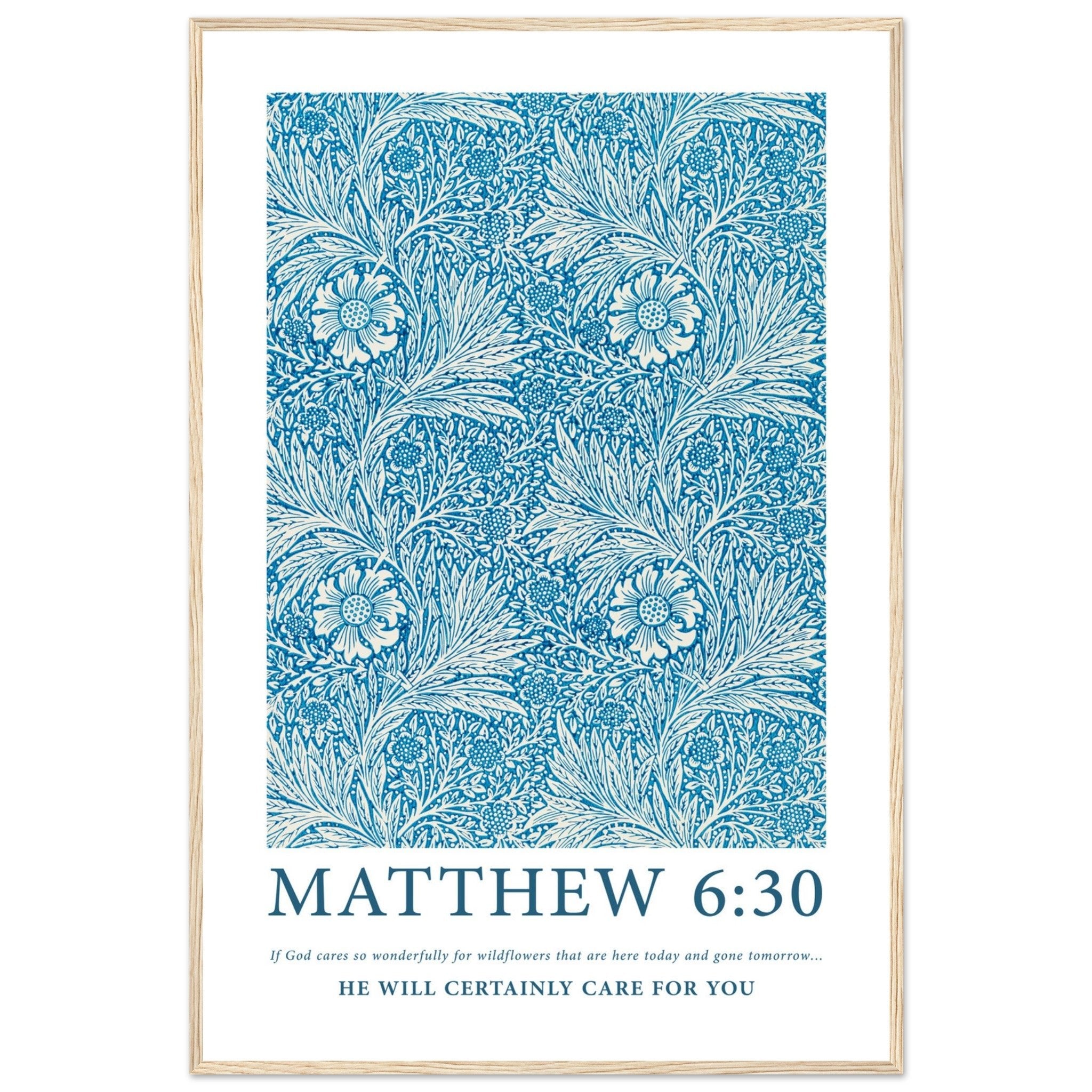 Matthew 6:30 Print - The Christian Art Company