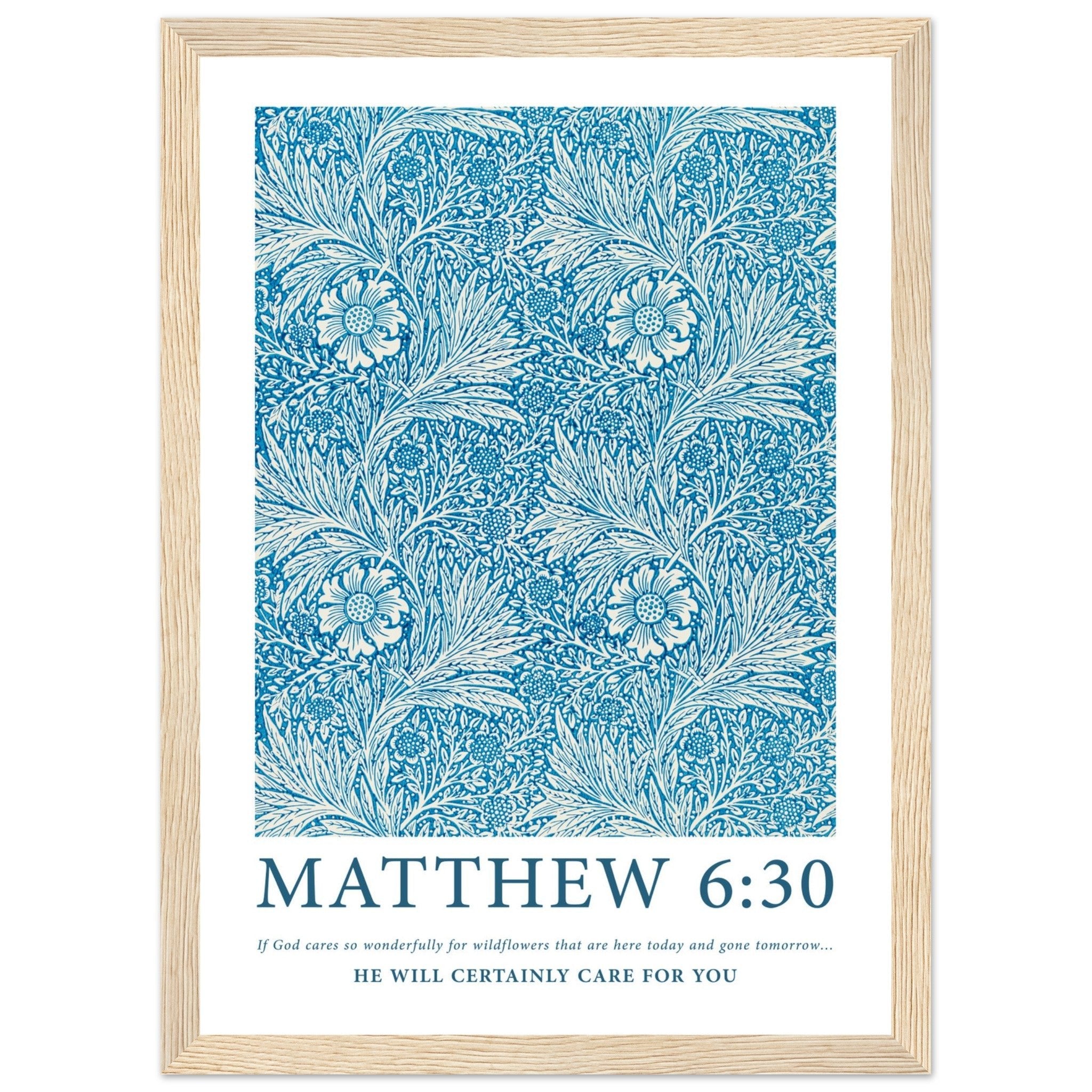Matthew 6:30 Print - The Christian Art Company