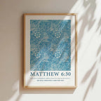 Matthew 6:30 Print - The Christian Art Company