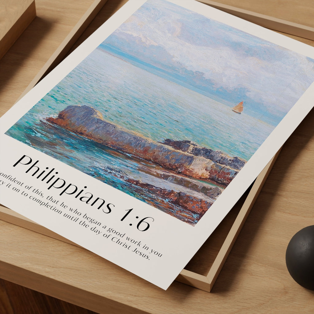 Philippians 1:6 Print - The Christian Art Company