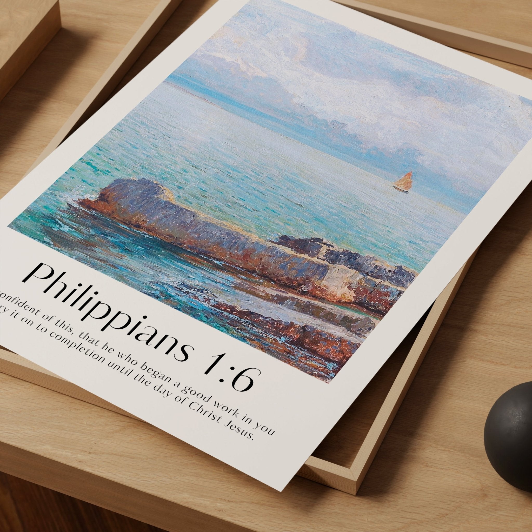 Philippians 1:6 Print - The Christian Art Company