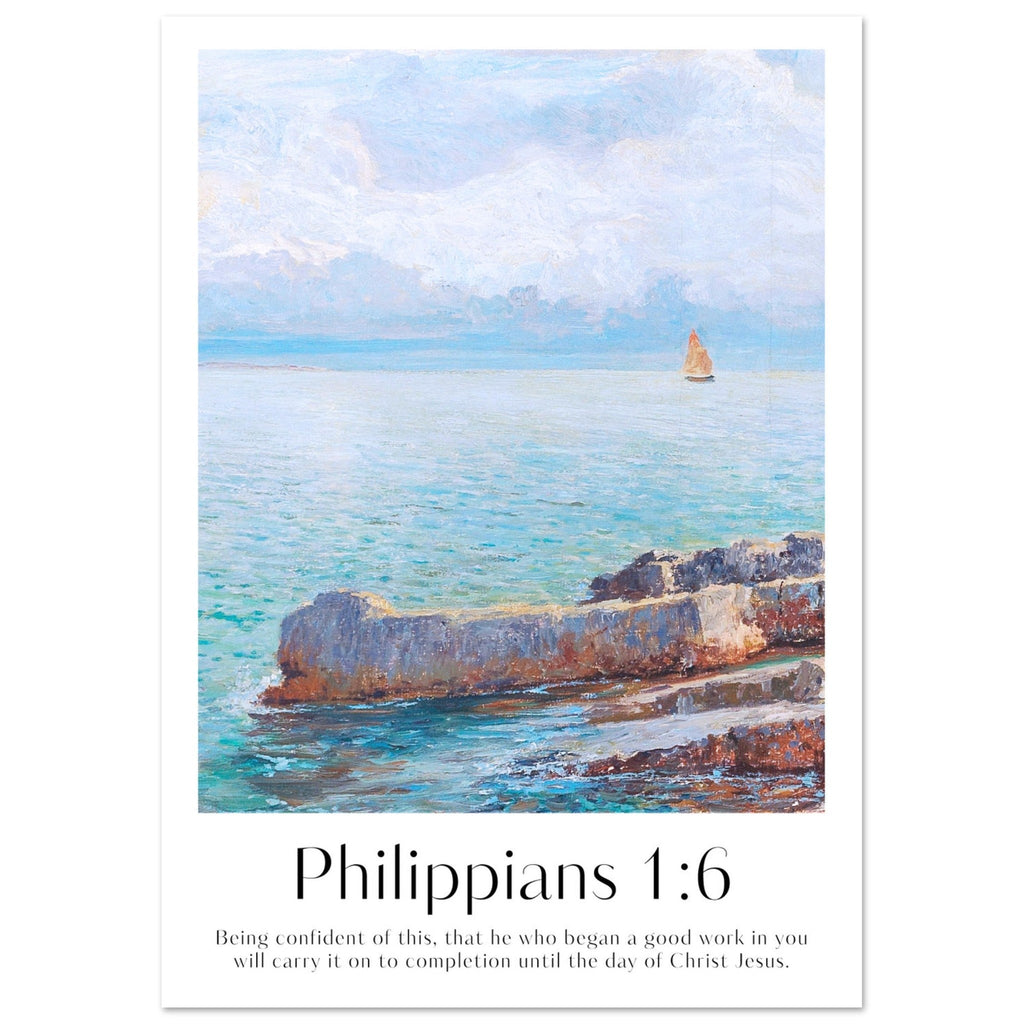 Philippians 1:6 Print - The Christian Art Company
