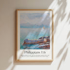 Philippians 1:6 Print - The Christian Art Company