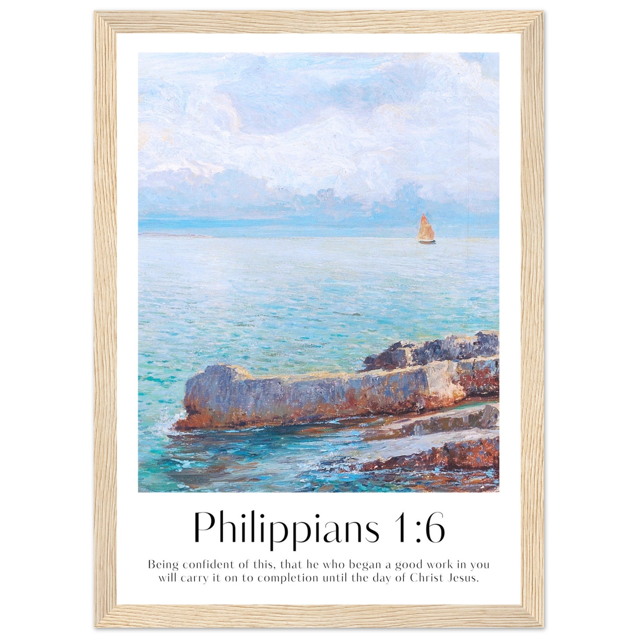 Philippians 1:6 Print - The Christian Art Company