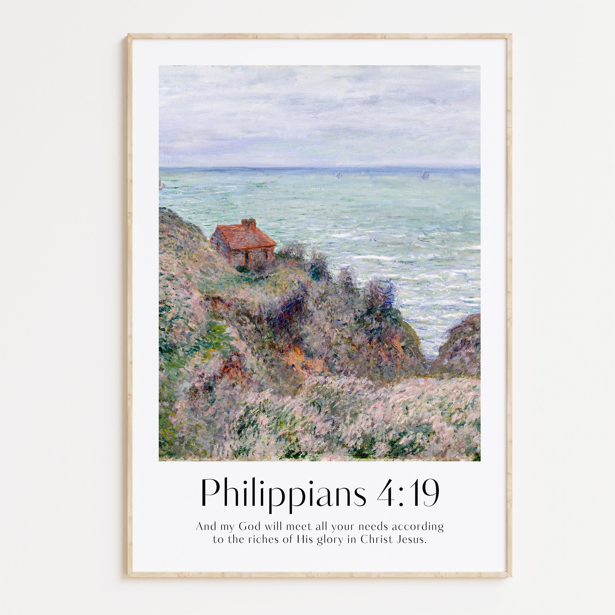 Philippians 4:19 Print - The Christian Art Company