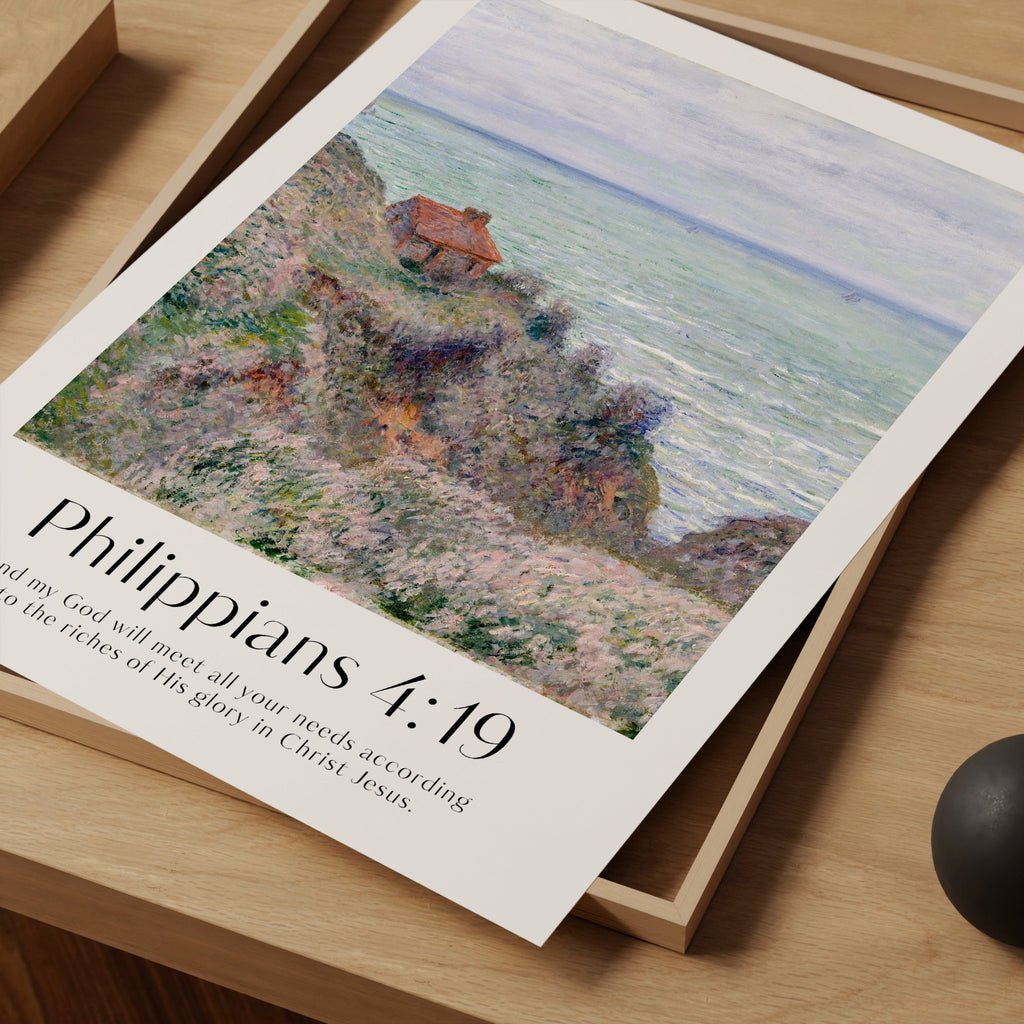 Philippians 4:19 Print - The Christian Art Company