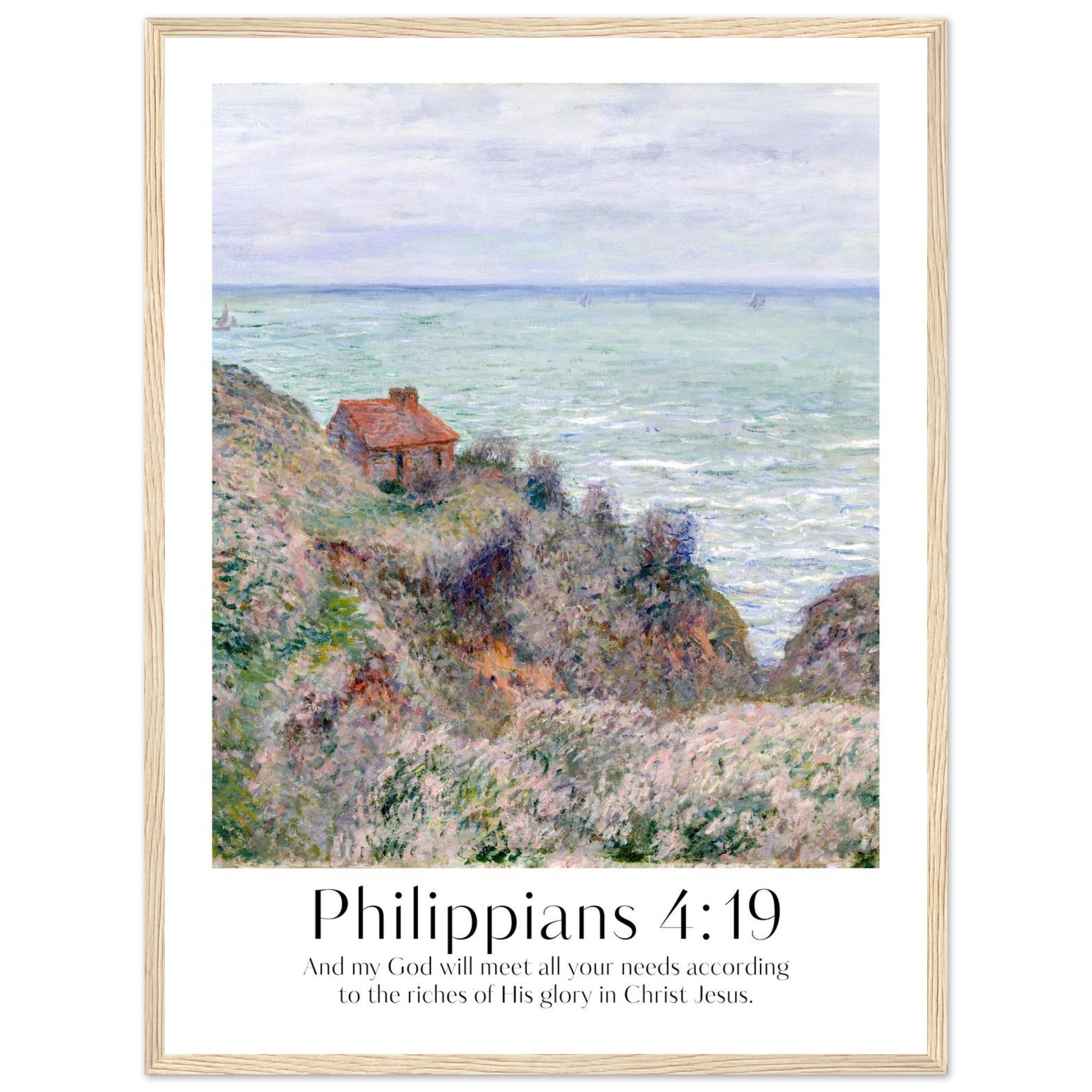 Philippians 4:19 Print - The Christian Art Company