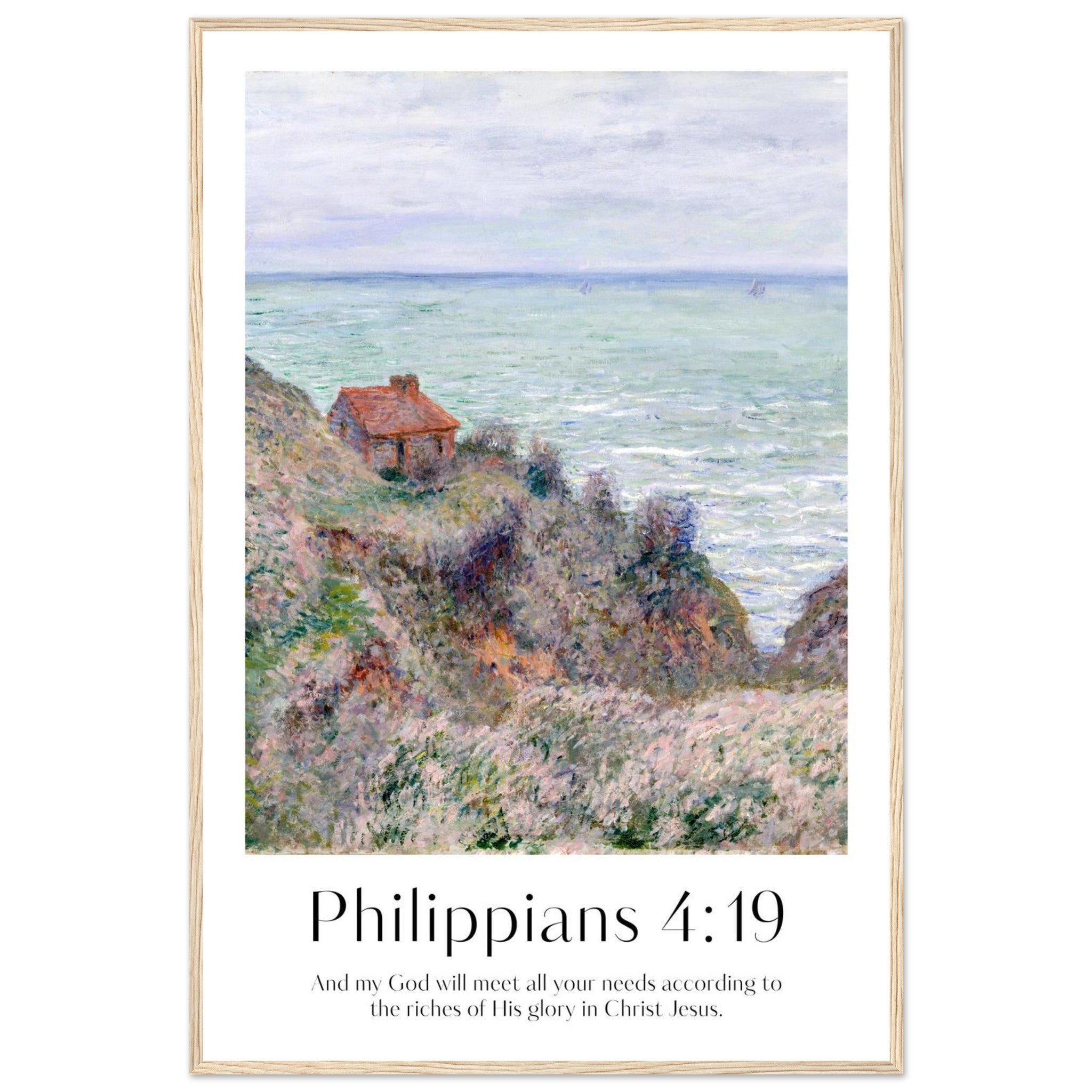 Philippians 4:19 Print - The Christian Art Company
