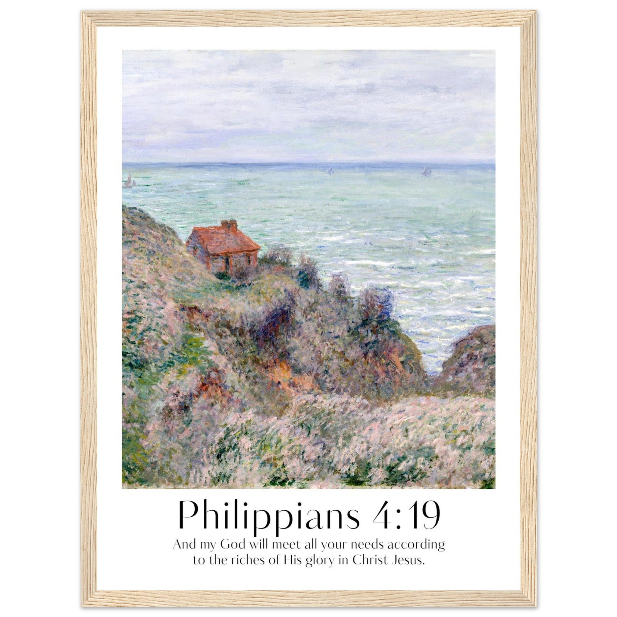 Philippians 4:19 Print - The Christian Art Company