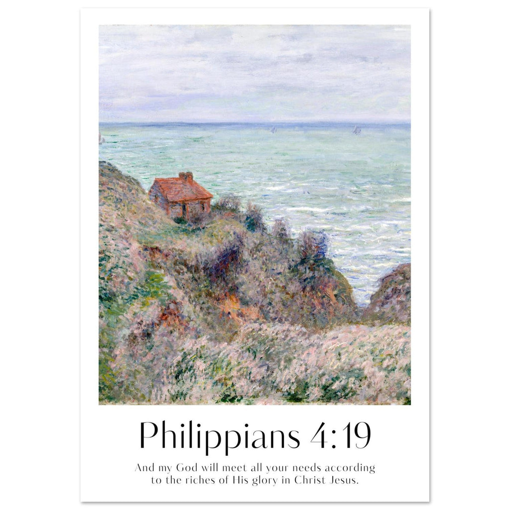 Philippians 4:19 Print - The Christian Art Company
