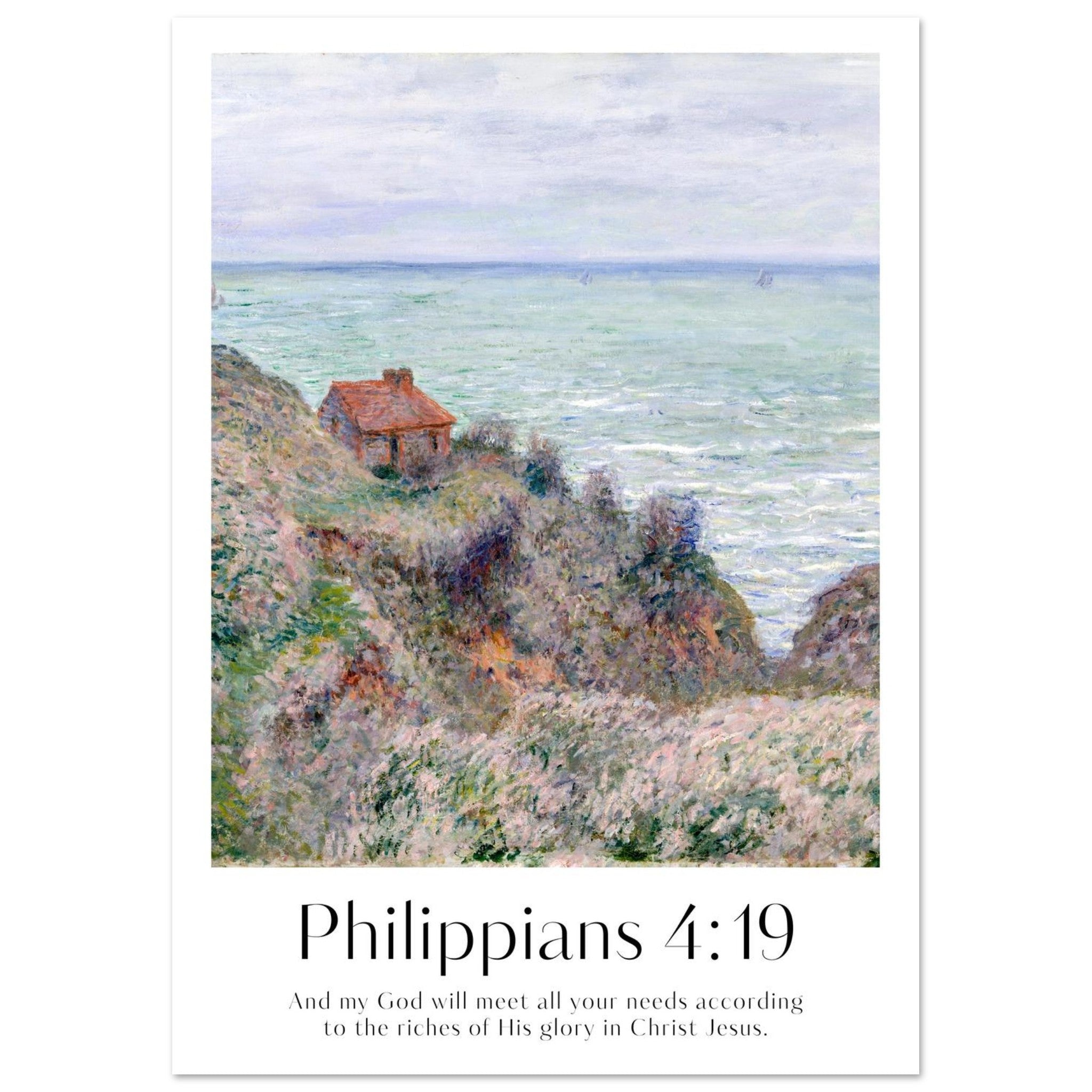 Philippians 4:19 Print - The Christian Art Company