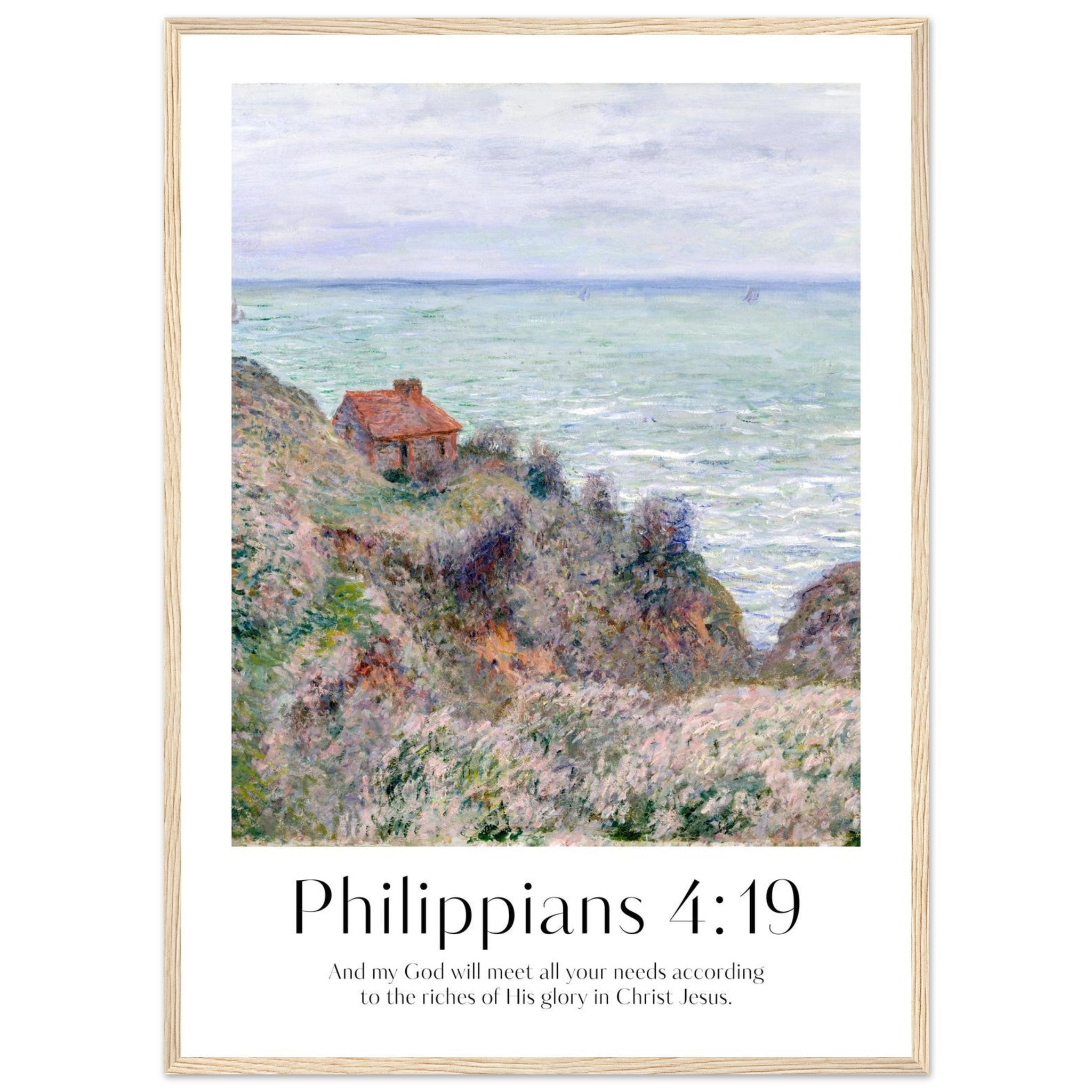 Philippians 4:19 Print - The Christian Art Company