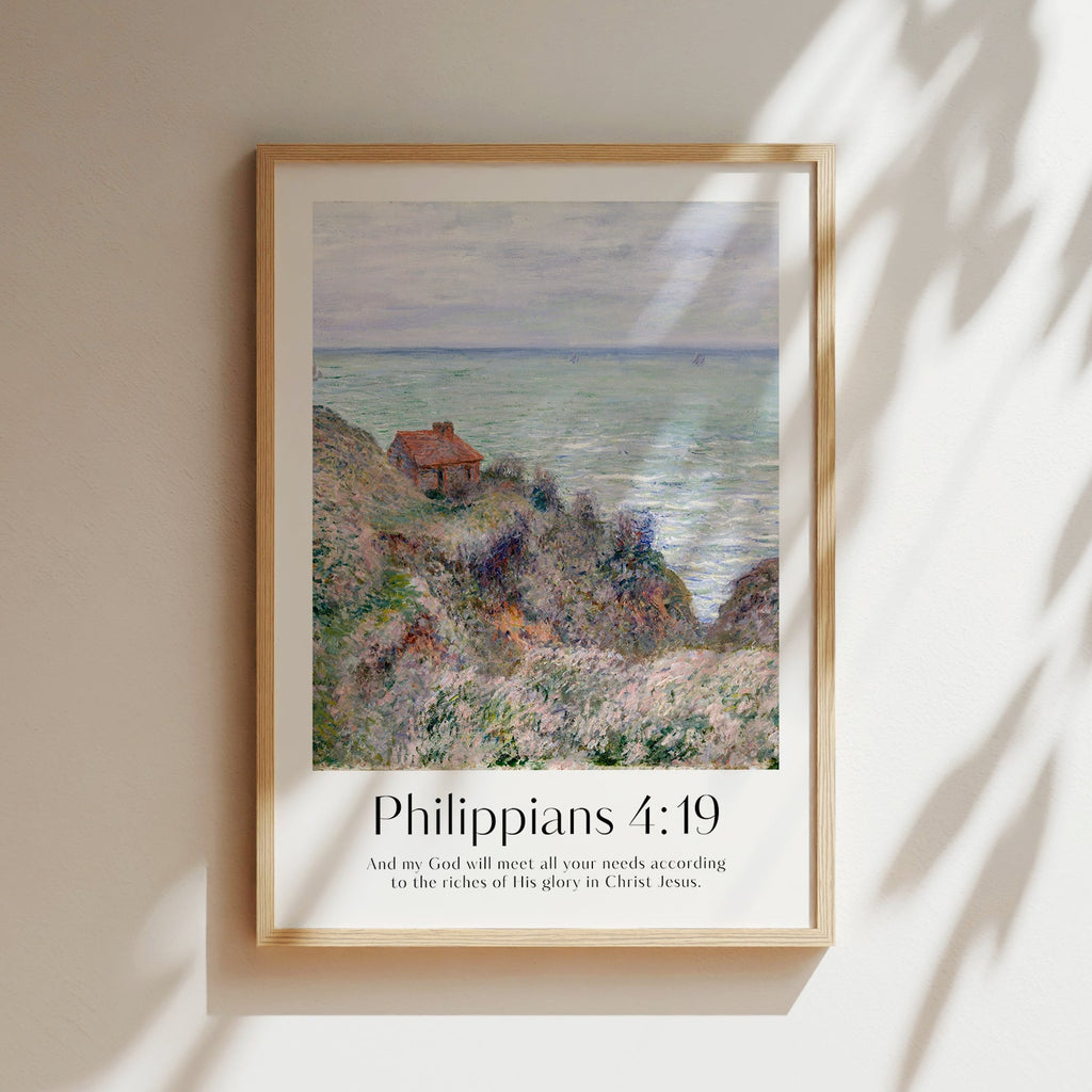 Philippians 4:19 Print - The Christian Art Company