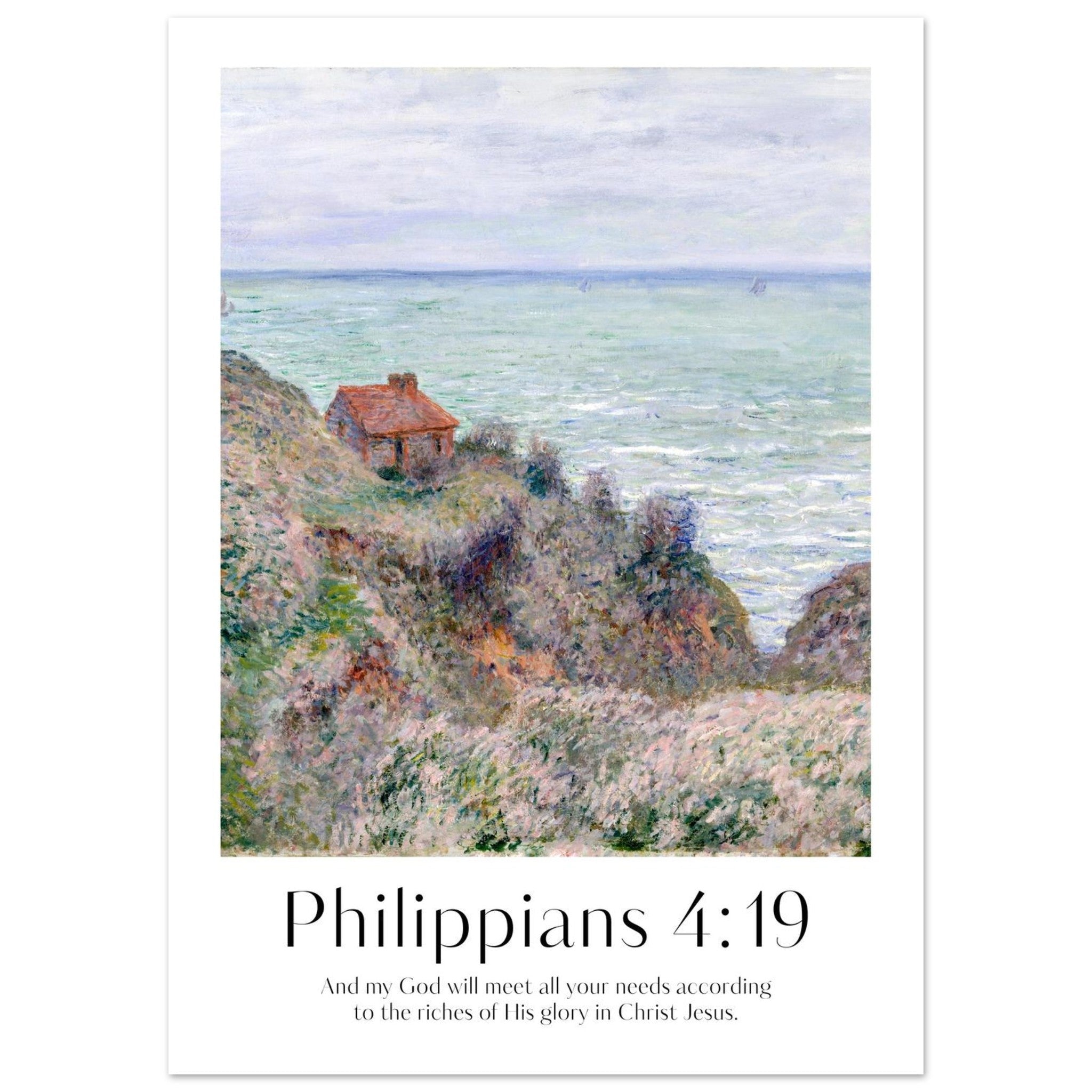 Philippians 4:19 Print - The Christian Art Company