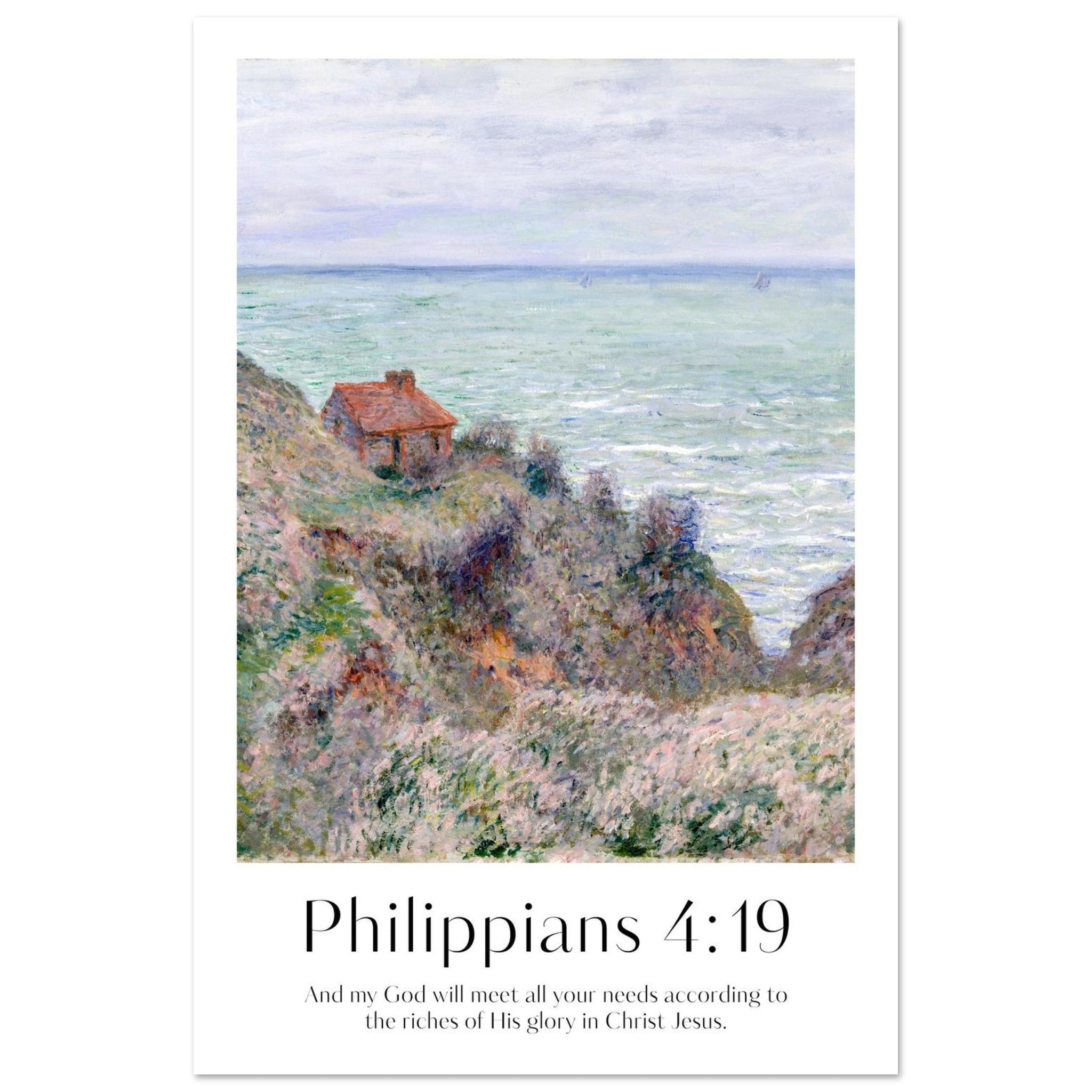 Philippians 4:19 Print - The Christian Art Company