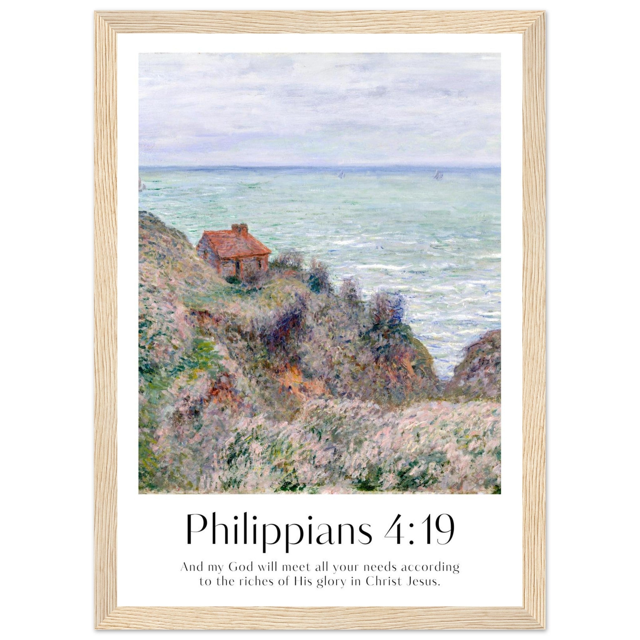 Philippians 4:19 Print - The Christian Art Company