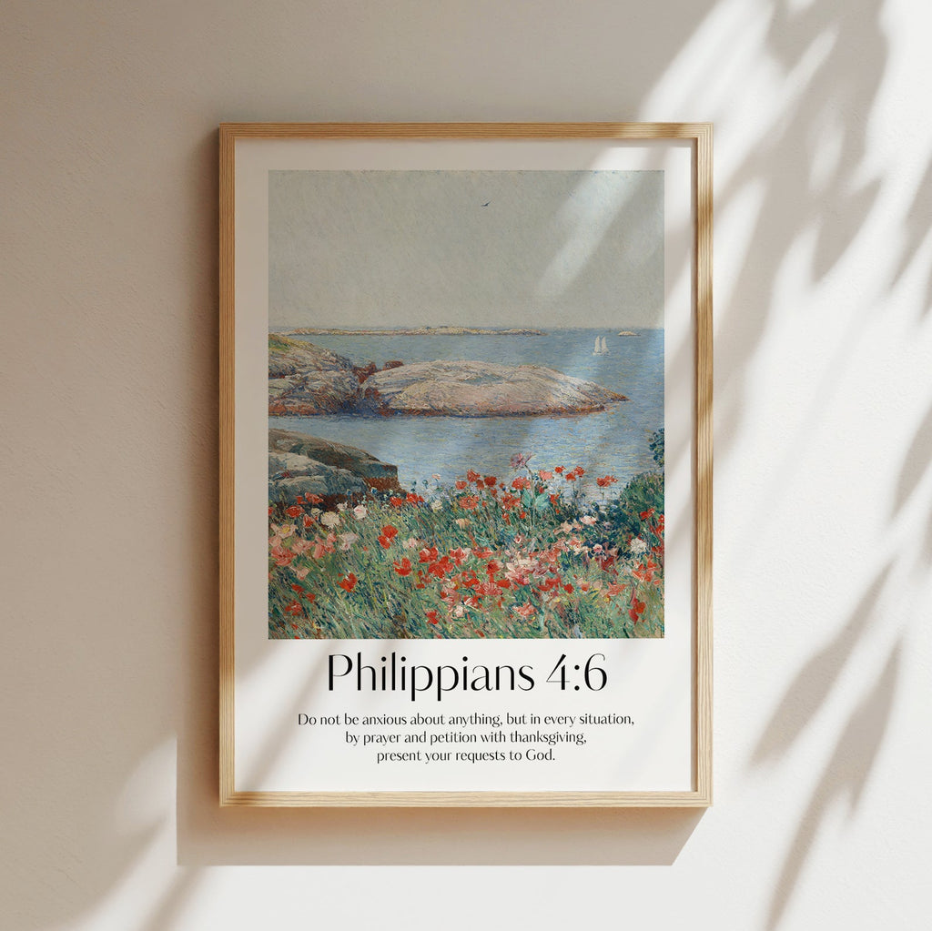 Philippians 4:6 Print - The Christian Art Company