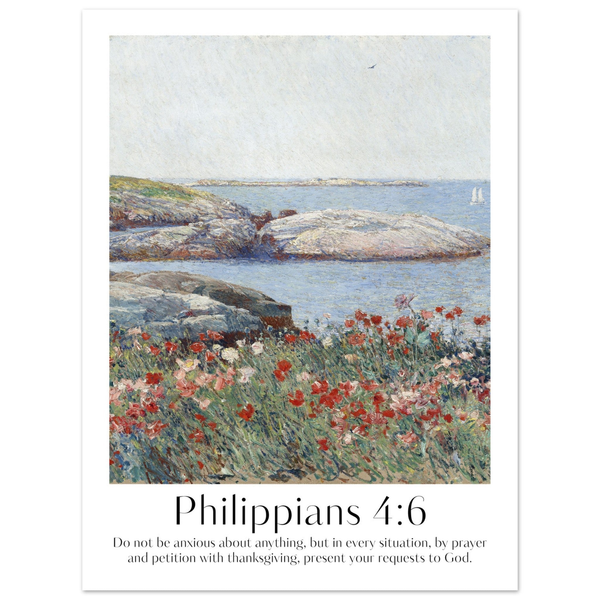 Philippians 4:6 Print - The Christian Art Company