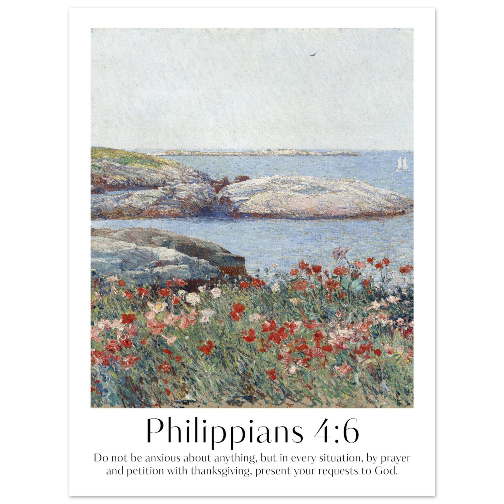Philippians 4:6 Print - The Christian Art Company
