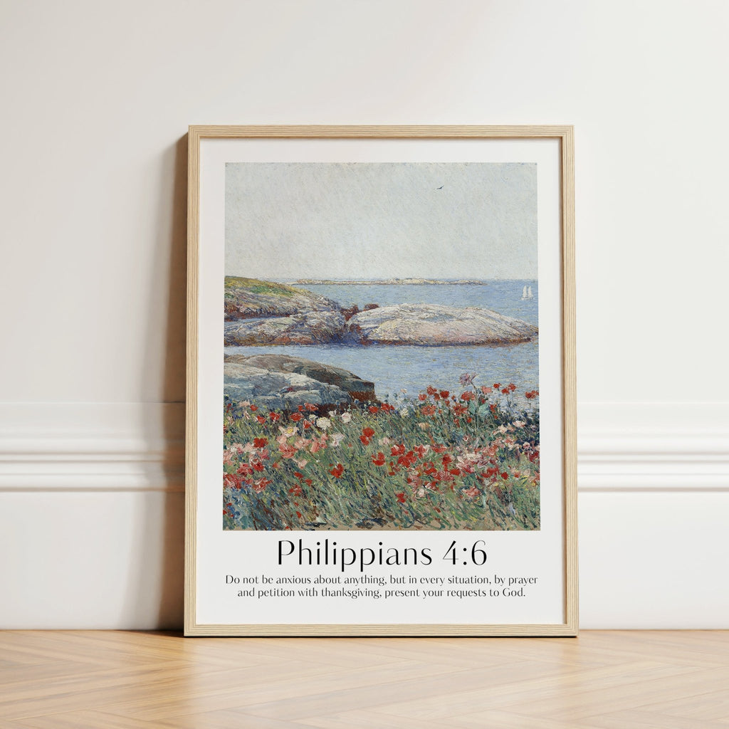 Philippians 4:6 Print - The Christian Art Company
