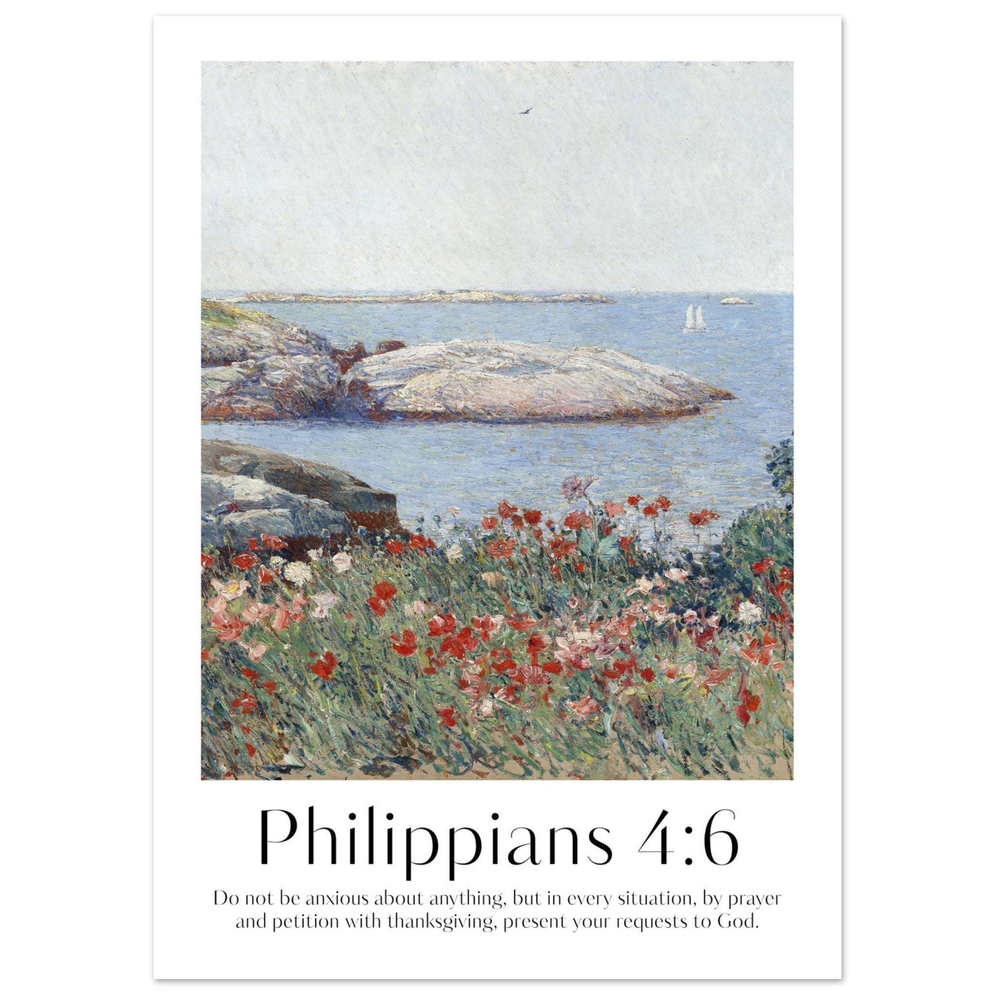 Philippians 4:6 Print - The Christian Art Company