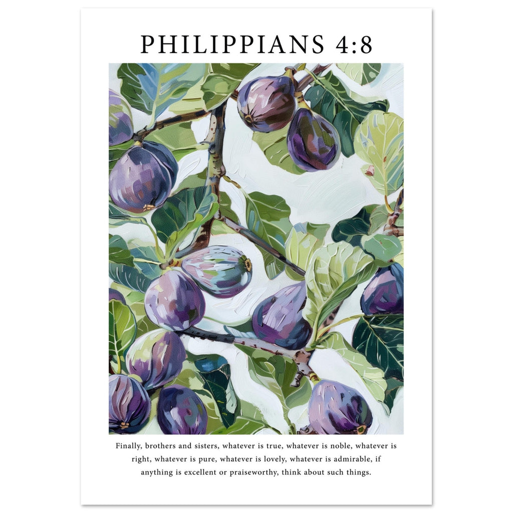 Philippians 4:8 Print - The Christian Art Company