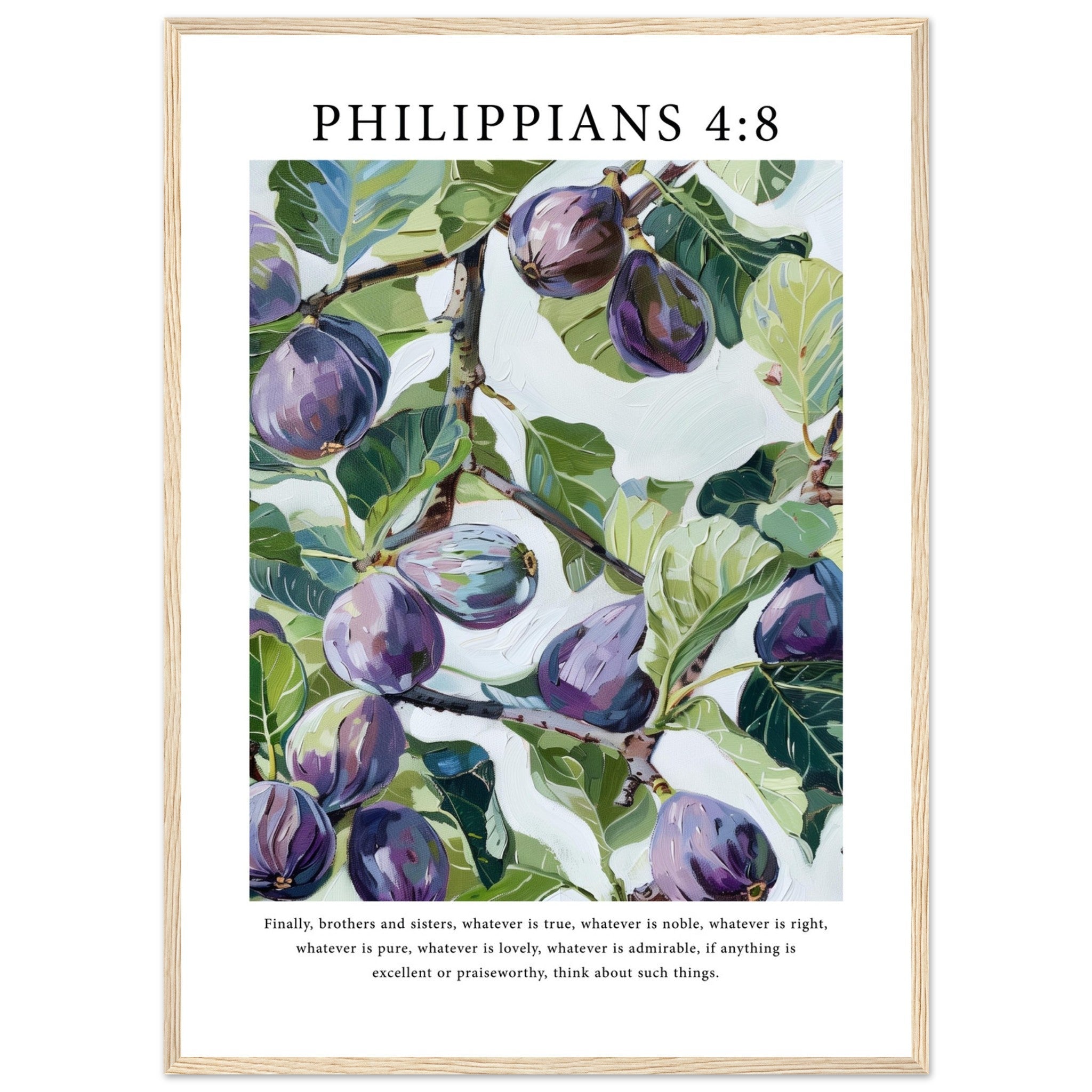 Philippians 4:8 Print - The Christian Art Company